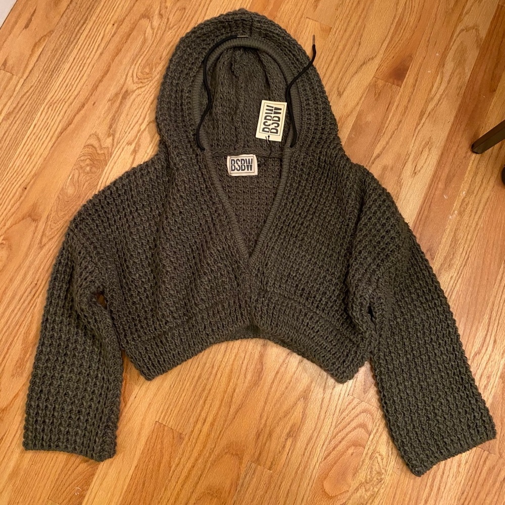 Cropped sweater hoodie LF